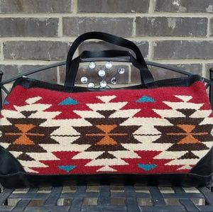 Zapotec Style Large Barrel Tote